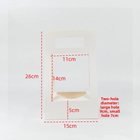 Vente flash - Boîte à fleurs multifonctionnelle en carton blanc, pour fleurs fraîches, plantes succulentes en pot, emballage de bouquets