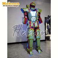 Costume de mascotte robot dansant LED pour femme adulte, taille réelle, réaliste, en EVA, personnalisable, pour le Nouvel An et la télévision