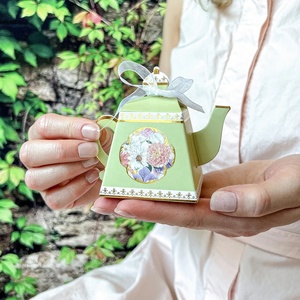 Caja de Dulces para Fiesta de Té con Diseño Nuevo DAMAI, Caja de Dulces Colorida con Flores para Cumpleaños, Bodas y Festivales, Personalizable - Product Image 5