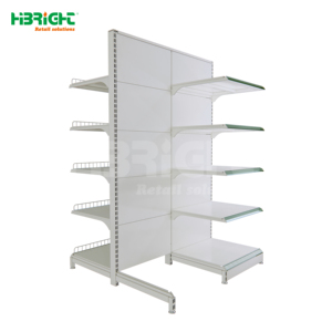 Highbright Multi-Style White <b>Metal</b> Modular Supermarket Shelving Solution Series for Supermarket - Product Image 2