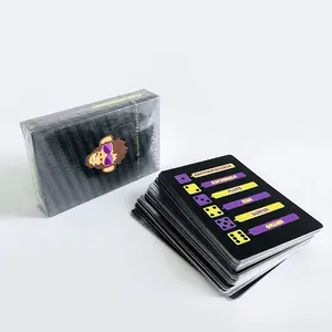 Cartas de jogo de pôquer impressão personalizada, cartas de jogo de papel