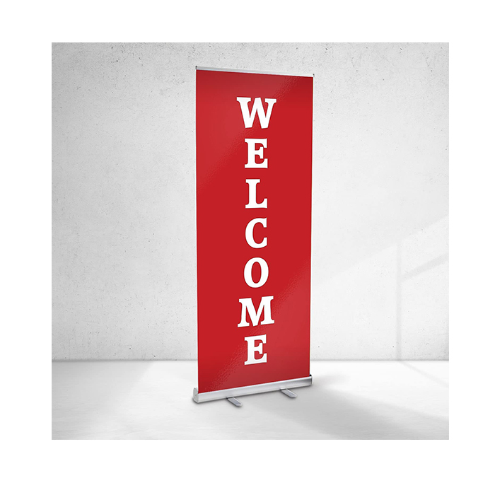 Полноцветная наружная регулируемая стойка для баннера из ПВХ 80*200 см