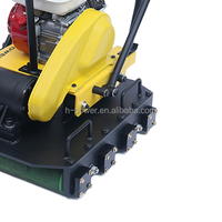 Le compacteur de plaque de bloc interverrouillage de haute qualité 100KG peut faire glisser les puces d'angle et les petites roches compacteur de plaque de maintien 15KN