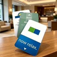 Cartes-clés intelligentes RFID NFC étanches, cartes-cadeaux pour entreprises et hôtels, mini-étiquettes PET PVC 13,56 MHz, taille personnalisée, sans contact