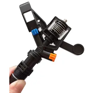 360 Graden Volledige Cirkel Automatische Rocker Nozzle 1/2 "Plastic Impact Sprinkler Voor Landbouw Irrigatiesysteem