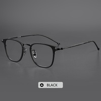 88009 titane Ultra léger lunettes cadre pour lunettes optiques hommes design rétro vente chaude Danyang usine de haute qualité