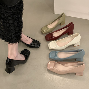 Scarpe Comode ed Eleganti con Punta Quadrata per Donne, Calzature da Cerimonia per Signore, Scarpe da Sposa per Banchetti - Product Image 2