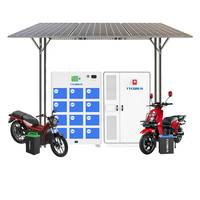 Stations d'échange de batteries Tycorun pour motos électriques, armoire de charge centralisée, chargeur rapide électrique