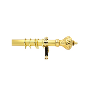 Wholesale Cheap Price High Quality Single Antique Brass <strong>Curtain</strong> <strong>Poles</strong> And Accessories <strong>Black</strong> Metal <strong>Curtain</strong> Rods Set For Windows - Product Image 1