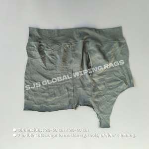 Trapos de Limpieza Industriales Multiusos, Trapos de Felpa de Colores Reciclados, Trapos de Algodón para Limpiar Sudaderas y Superficies - Product Image 3