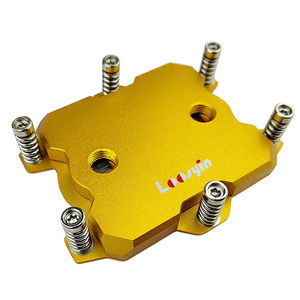 لبنة تبريد مياه وحدة المعالجة المركزية SP5 مع مادة نحاسية نظام تبريد سائل مخصص للكمبيوتر والخادم AI سحابة الحوسبة - Product Image 3