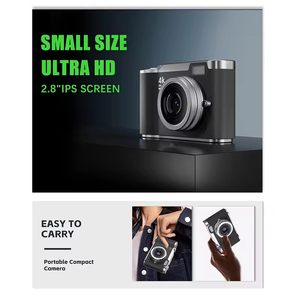 Cámara sin Espejo con Pantalla Abatible CCD Vintage, para Estudiantes Principiantes, Cámara Digital HD Retro, Portátil para el Campus - Product Image 4