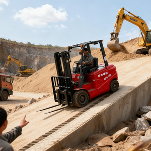 מלגזות חשמליות סיניות איכותיות 1.5 טון 2.5 טון, ארבעה גלגלים, מערכת הידראולית, נהיגה בישיבה, להובלת מטען - Product Image 1