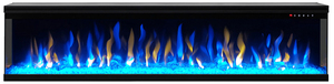 <span class=keywords><strong>Cheminée</strong></span> électrique 3D encastrée à flamme réaliste avec télécommande pour la décoration de la maison, du bureau et de l'hôtel - Product Image 2