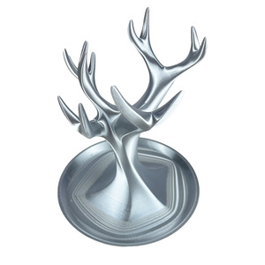 Portagioie a forma di albero in metallo, supporto da terra per organizzare e esporre gioielli - Product Image 2
