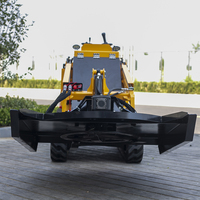 Accessoire de débroussailleuse hydraulique pour mini-chargeuse, équipement de coupe d'herbe, matériel de construction