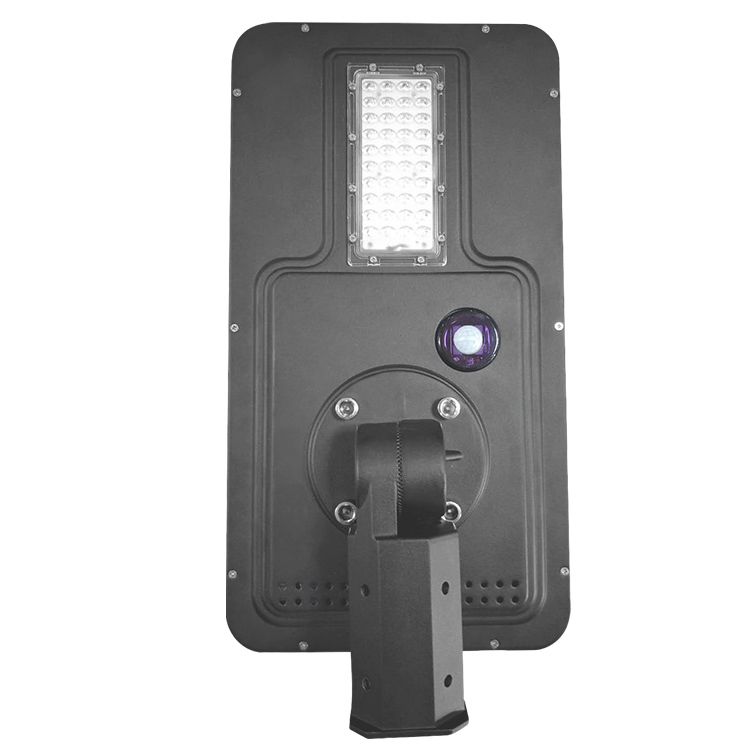aire libre solar integrado luces led de alta potencia duradero solar integrada de las luces de la calle
