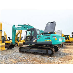 Excavadora de orugas Kobelco Sk210d de 21 toneladas usada, excavadora de orugas hidráulica de segunda mano original fabricada en Japón - Product Image 5