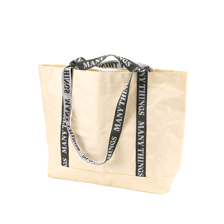Eco friendly waterproof pp woven shopping bag recyclable laminated pp woven tote bag