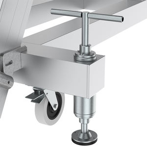 Alüminyum <span class=keywords><strong>Platform</strong></span> mobil çalışma platformu podyumları merdiven portatif merdiven yürüyüş yolları depo transferi bakım platformu - Product Image 4