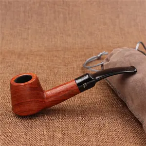 טבק בעבודת יד צינור עישון Rosewood טבק צינור עם אביזרי ותיבת צבע