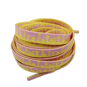 Cordones de Zapatos Personalizados con Sublimación, Cordones Planos Impresos a Color, Cordones con Diseño de Goteo - Product Image 2