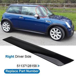 Moldura del parabrisas delantero para Mini Cooper R50 R52 R53 YC102556 L R 51137128157 - Product Image 4