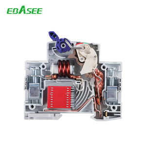 <span class=keywords><strong>Disjoncteur</strong></span> miniature EBASEE pour rail DIN, 1P 2P 3P 4P, 6kA AC, 20A 25A 32A 63A 6kA 10kA - Product Image 6