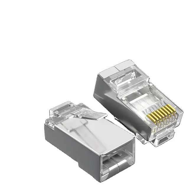 SAMZHE Cat6 RJ45 Connector 8P8C Modular Lan Cable Head Plug Cat 6 Crimp Network RJ 45 for Etherne