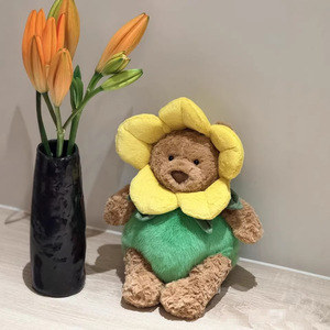 Version Commerce Extérieur Printemps Automne Nouveau Jouet en Peluche Ours Narcisse JC Barcelone pour Bébé 0-24 mois Cadeau d'Anniversaire Rembourrage Coton PP - Product Image 5