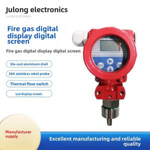 DN25 OEMフローセンサー熱伝導性液体 & 消防ガスデジタルディスプレイ電子画面プラグインプラグフロースイッチ - Product Image 5