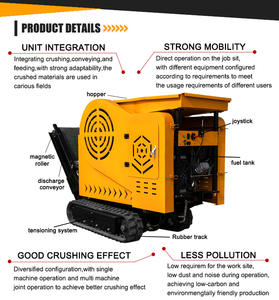HIGHTOP HTJC510 Backen brecher Tragbare Stein zerkleinerung maschine Baumaschinen Guter Zerkleinerung effekt - Product Image 6
