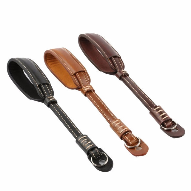 DSLR Camera Accessory  PU Leather Wrist Hand Strap 19cm Length Universal to All Brand Camera