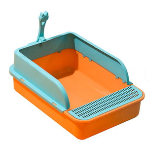 Vente en gros OEM semi-ouvert anti-éclaboussures malodorant litière pour <span class=keywords><strong>chat</strong></span> <span class=keywords><strong>toilette</strong></span> amovible écologique pour <span class=keywords><strong>chat</strong></span> <span class=keywords><strong>et</strong></span> style moderne pour animaux de compagnie chats - Product Image 1