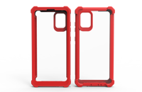 Funda de teléfono para Samsung Galaxy A01, A11, A21, A31, A51, A71, A81, cuerpo completo, parachoques resistente, transparente, marco de pantalla integrada, protección