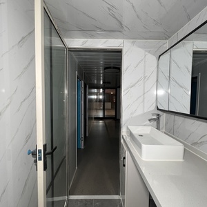 Prix bon marché pliable détachable pliable conteneur maison pour hôtel <span class=keywords><strong>déménagement</strong></span> 20 pieds 40 pieds minuscule paquet plat maison préfabriquée Kits - Product Image 6