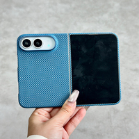 Étui de téléphone en fibre d'aramide JOYPORODO V-K01 pour iPhone Duo, charge magnétique sans fil, coque arrière fine pliable