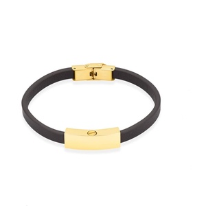 Joyería de cremación de acero inoxidable de moda, urna para cenizas, brazalete de cuero verdadero, pulsera de recuerdo conmemorativo funerario, soporte para cenizas, tarro - Product Image 4