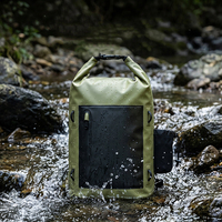 Nouveau sac étanche pliable à fermeture roll-top de grande capacité 30L, sac de transport en PVC 500D, sacs de rangement extérieurs toutes saisons, sac à dos, canoë