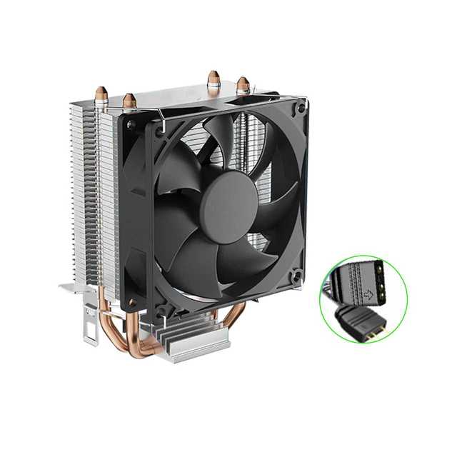 93x63x120mm CPU Cooler LGA1851 AM5 Support 1800RPM 48CFM 21dB Silent 3Pin Fan 80W TDP for Intel LGA1700 AMD AM4 AM5 PC