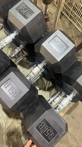 New Design Commercial Gym Detachable HEX RUBBER <strong>Dumbbells</strong> Set Home Rubber <strong>Dumbbells</strong> - Product Image 3
