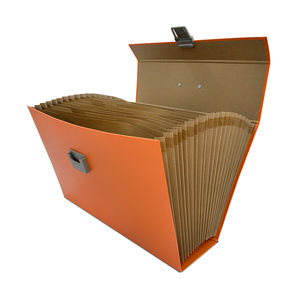 โลโก้ที่กําหนดเอง 20 ช่อง A4 ขยายแฟ้มโฟลเดอร์กล่องสํานักงานโรงเรียนกระดาษเอกสาร Organizer จับการจัดเก็บ - Product Image 5