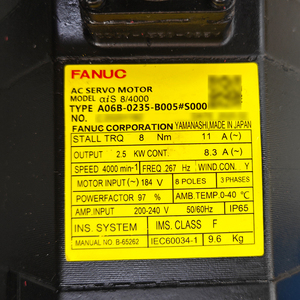 FANUC A06B-0235-B005 # Motor Servo AC - Product Image 2