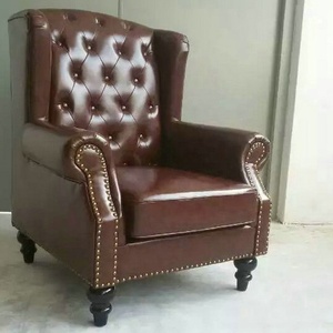 Couleur marron cigar <span class=keywords><strong>club</strong></span> bar hôtel café salon chaise en <span class=keywords><strong>cuir</strong></span> - Product Image 2