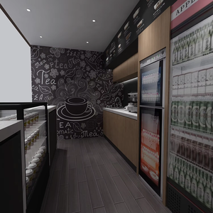 Mobili di lusso caffetteria Cool caffè Bar decorazione soluzione di lusso negozio commerciale al dettaglio infissi Bar Design per esterni - Product Image 4