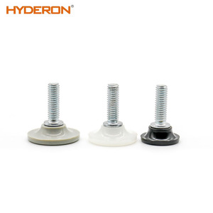 Hyderon Adjustable Feet Steel Threaded Stem Rubber Base Furniture <b>Hardware</b> Industrial Design - Product Image 4