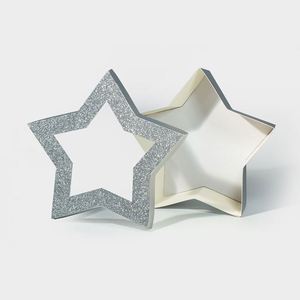 Caja de Regalo de Lápiz Labial Aromático con Forma de Estrella Dorada y Plateada con Brillo Personalizable - Product Image 5