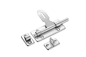 Style A en acier inoxydable loquet de porte mobile gauche et droite loquet de porte serrure de meubles boulon loquet de porte - Product Image 3