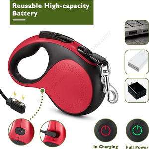 Correa Retráctil Grande para Perros con Luz LED Intermitente para Entrenamiento al Aire Libre, Diseño Nuevo Personalizado de Fábrica al por Mayor - Product Image 4