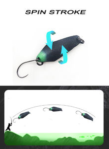 Alpha 2.2g 30mm Cuillère à pêche pour <span class=keywords><strong>truite</strong></span> <span class=keywords><strong>en</strong></span> laiton et cuivre avec hameçon - Vente chaude pour <span class=keywords><strong>la</strong></span> pêche sur glace <span class=keywords><strong>en</strong></span> <span class=keywords><strong>hiver</strong></span> <span class=keywords><strong>en</strong></span> eau douce et <span class=keywords><strong>en</strong></span> eau salée - Product Image 6